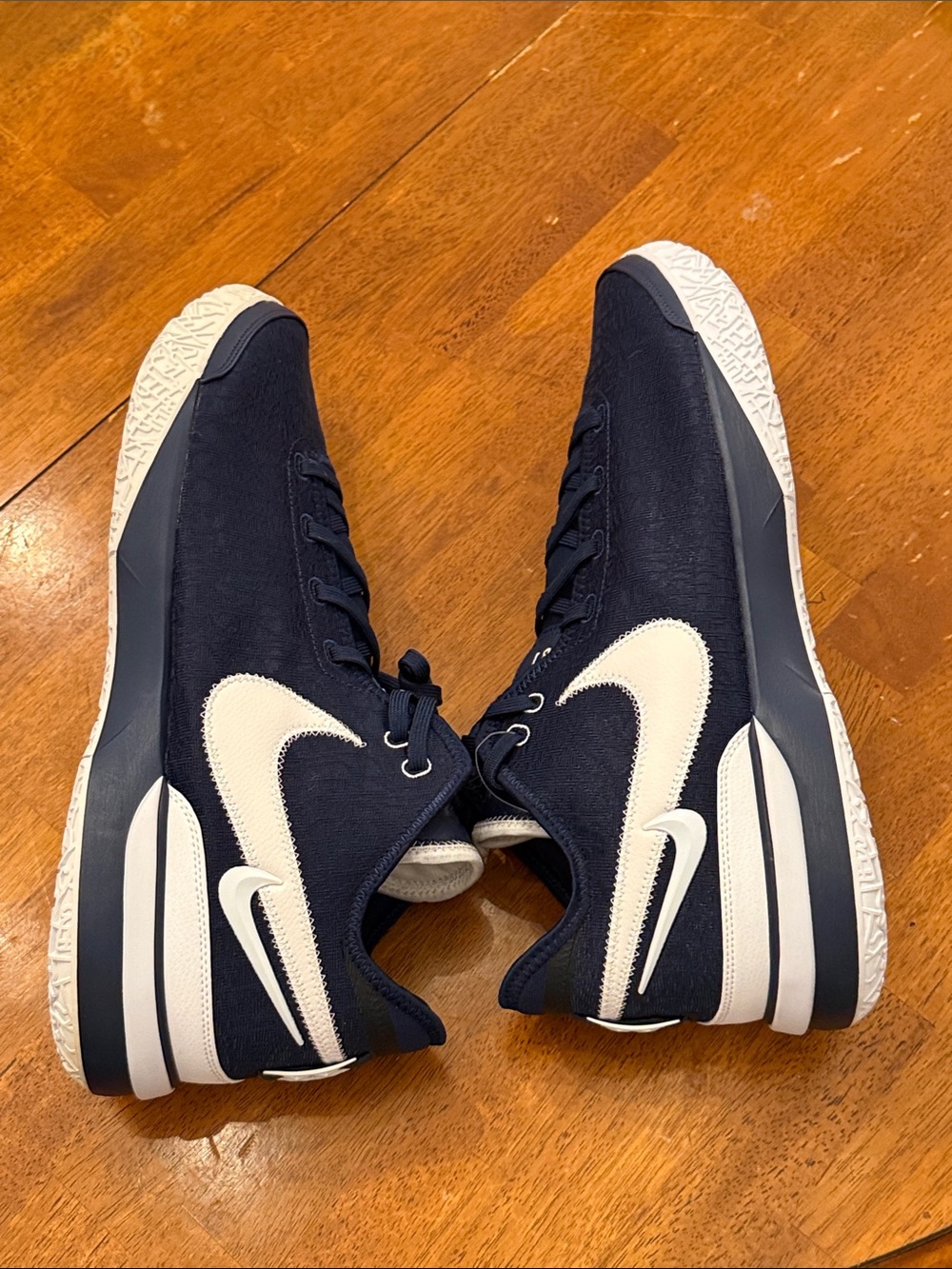 Nike Zoom LeBron NXXT Gen TB Shoes Size 17 Navy White Basketball FN7092-402
